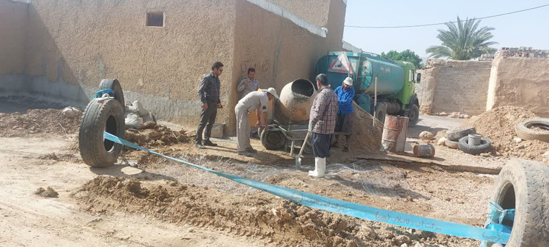 انجام اقدامات لازم در خصوص فرونشست زمین در کوچه‌ی شماره ۱۴ توسط شهرداری ششده
