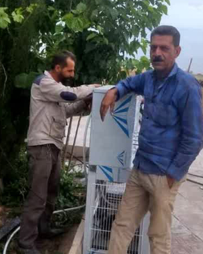 نصب آب‌سردکن در پارک طبیعت، جهت رفاه حال شهروندان عزیز