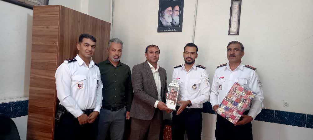 برگزاری جلسه‌ی هم‌اندیشی شهردار ششده با رئیس سازمان آتش‌نشانی فسا