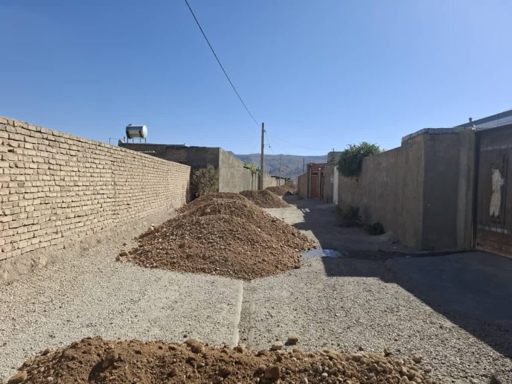 عملیات بهسازی کوچه‌ی شماره‌ی ۷ بلوار امام خمینی (ره)