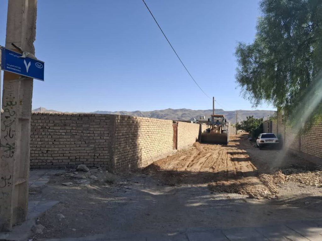 عملیات بهسازی کوچه‌ی شماره‌ی ۷ بلوار امام خمینی (ره)