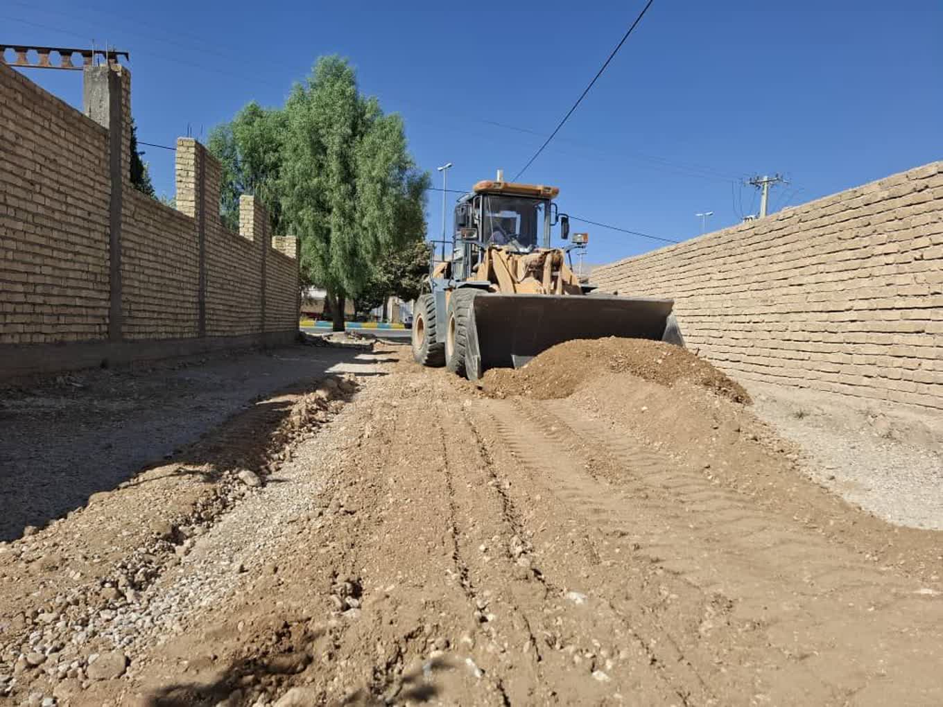عملیات بهسازی کوچه‌ی شماره‌ی ۷ بلوار امام خمینی (ره)
