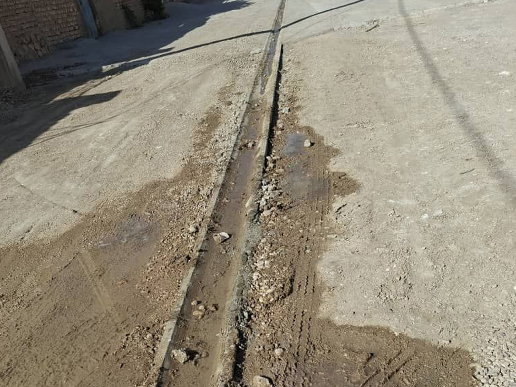 عملیات بهسازی کوچه‌ی شماره‌ی ۱۳ بلوار امام خمینی (ره)